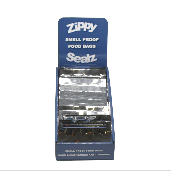 ZipMaster Grow -  Retail Accessories Zippy Sealz Smell Proof Retail Bags-100 Small with Display Box