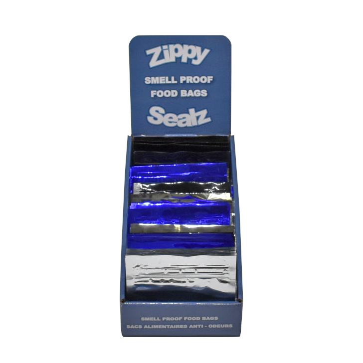 ZipMaster Grow -  Retail Accessories Zippy Sealz Smell Proof Retail Bags-150 Small with Display Box
