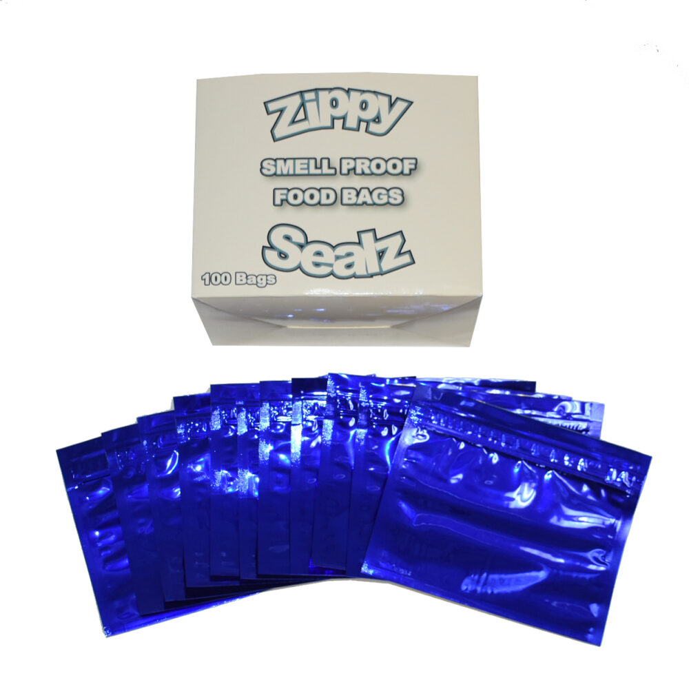 ZipMaster Grow -  Retail Bags Zippy Sealz Smell Proof Retail Bags-100 Medium (Copy)