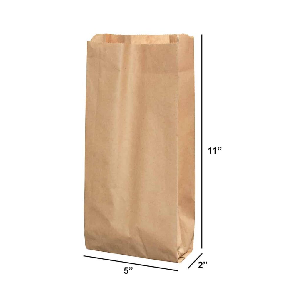 ZipMaster Grow -  Paper and Biodegradable Bags Retail Bags 5″ x 2″ x 11″