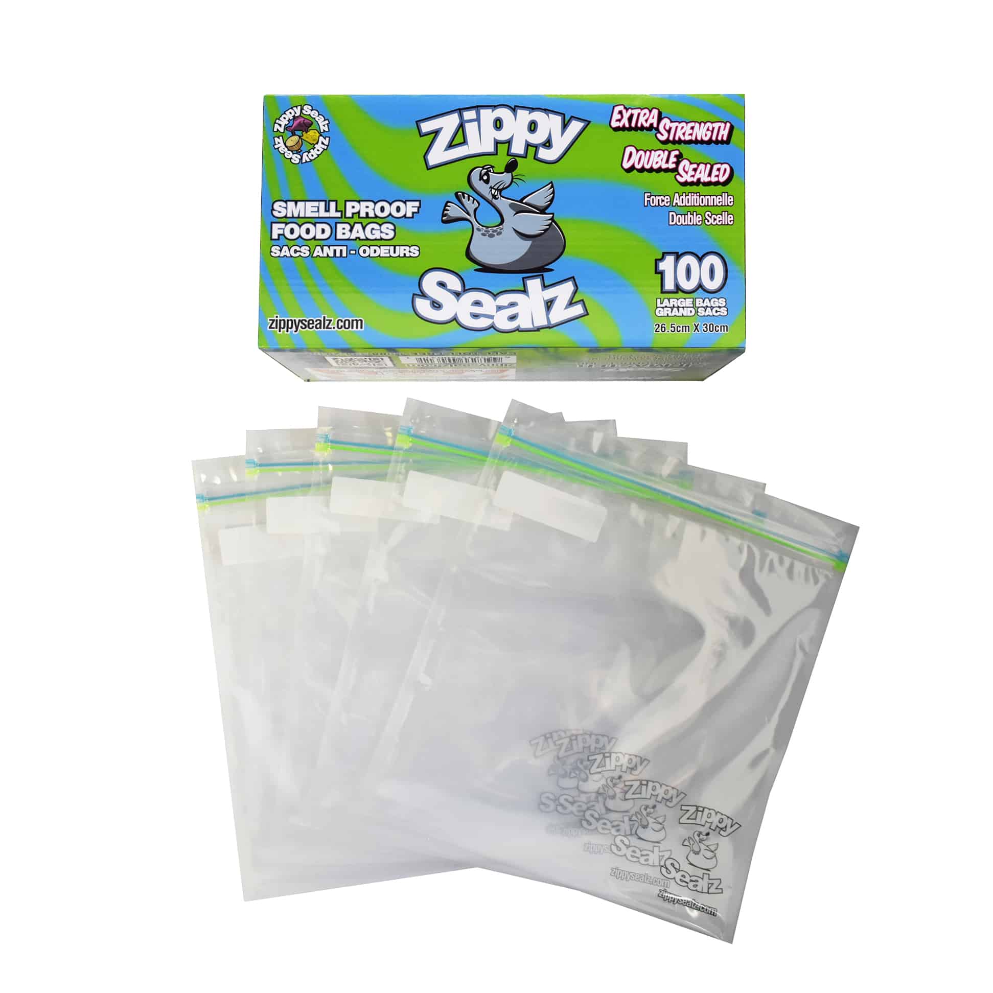 Zippy Sealz smell proof food bags