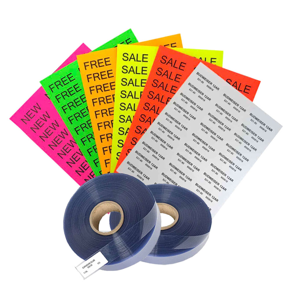 ZipMaster Grow -  Labels and Signage Easy Peel 5160 Mixed Coloured Sticker Labels 2 5/8″ x 1″